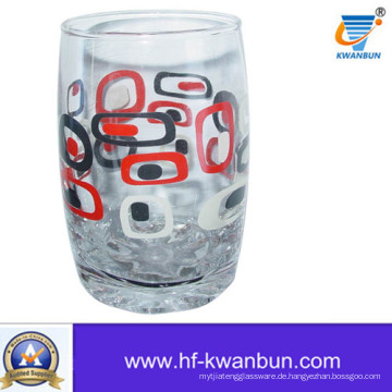 Qualität mit Abziehbild-Drucken-Glasschale Heißer Verkaufs-Glaswaren Kb-Hn0406